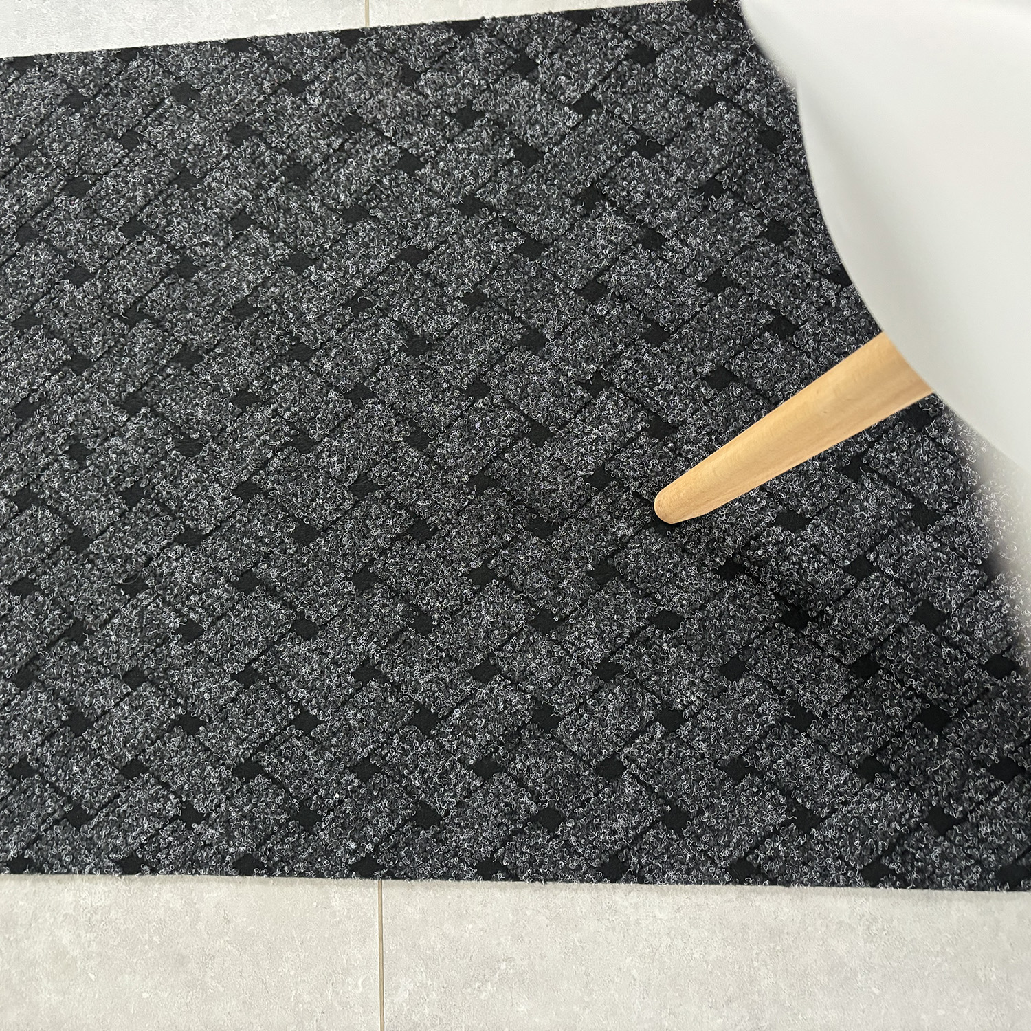 Union - Naaldvilt Keukenloper - Antraciet - 66 cm