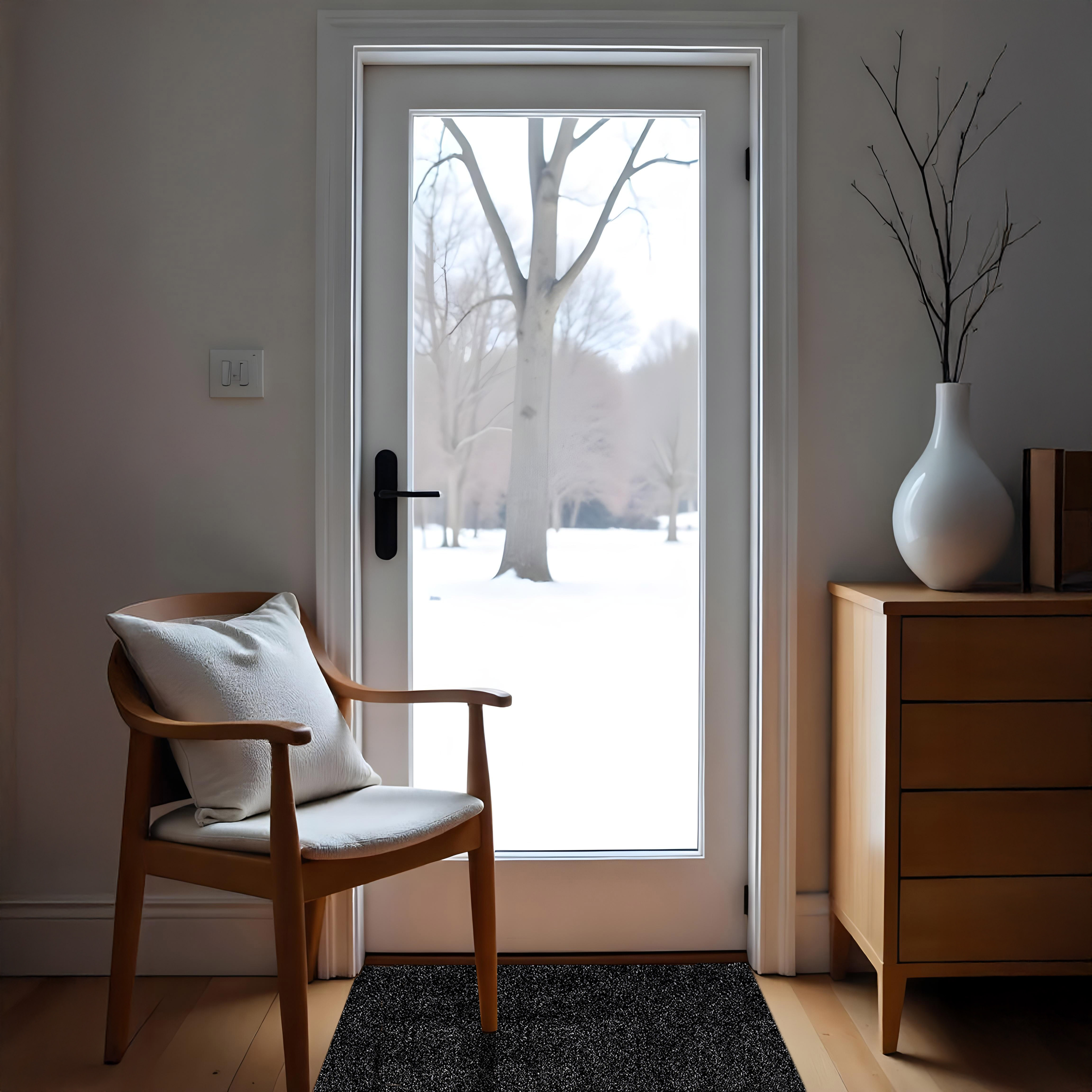 Wasbare Deurmat & Tapijtloper KATCOT ANTRACIET Antislip | 50cm Breed