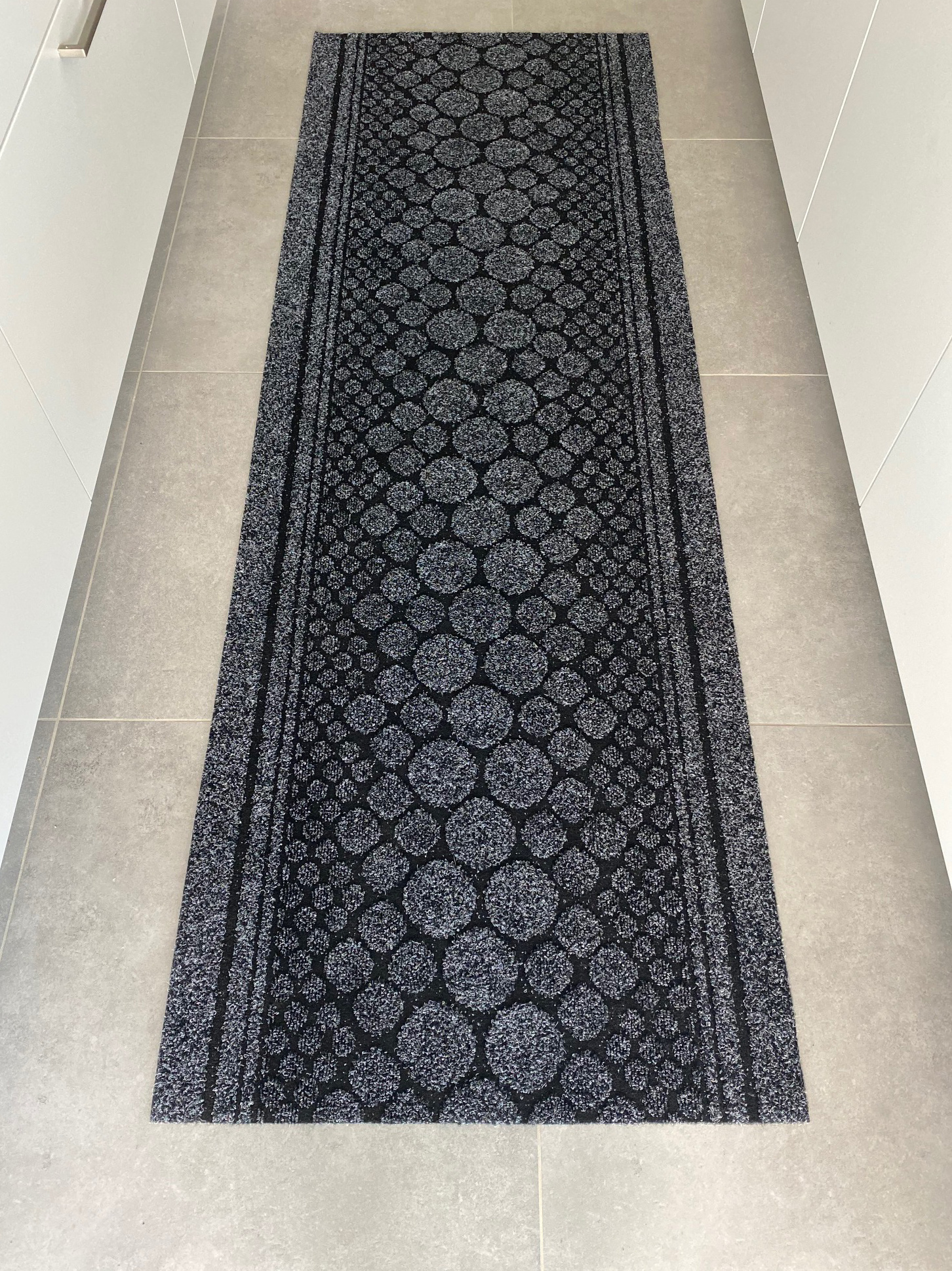 JYG Stone antraciet - Antislip Naaldvilt Loper – 66 cm breed