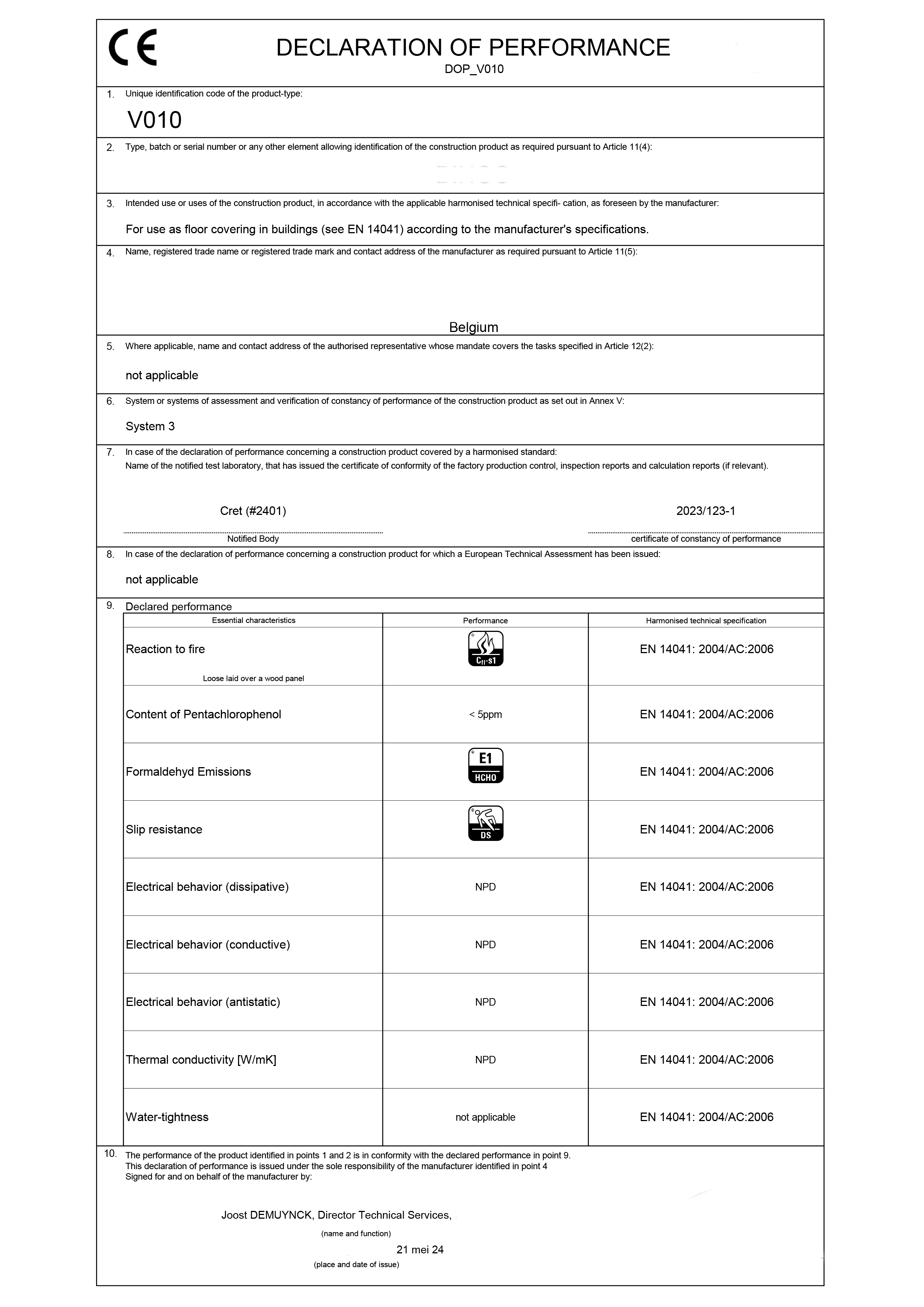 JYG Vinyl Speelkleed VINYROUTE – Antiallergisch & Made in Belgium