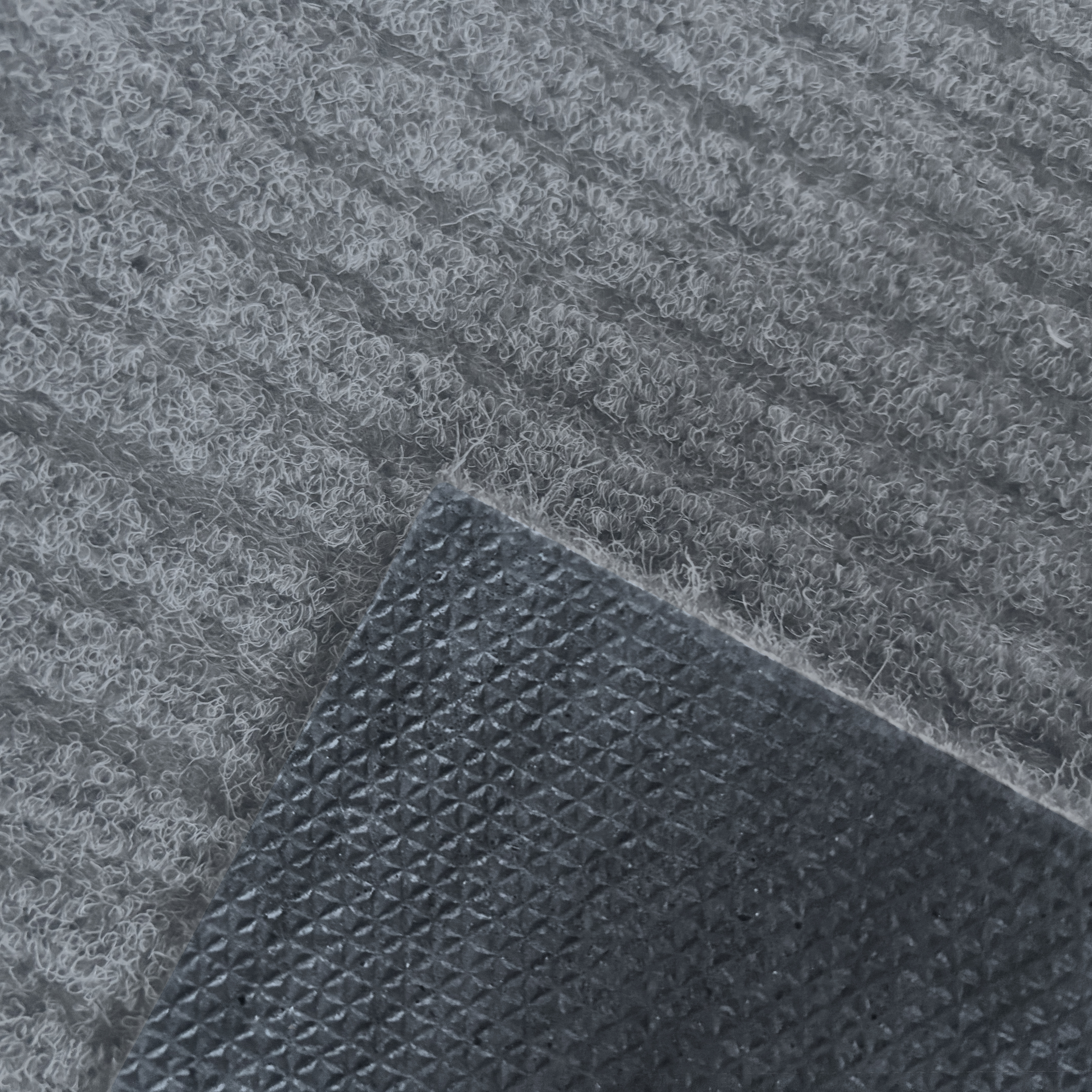 Stripe - Naaldvilt Keukenloper - Grijs - 66 cm