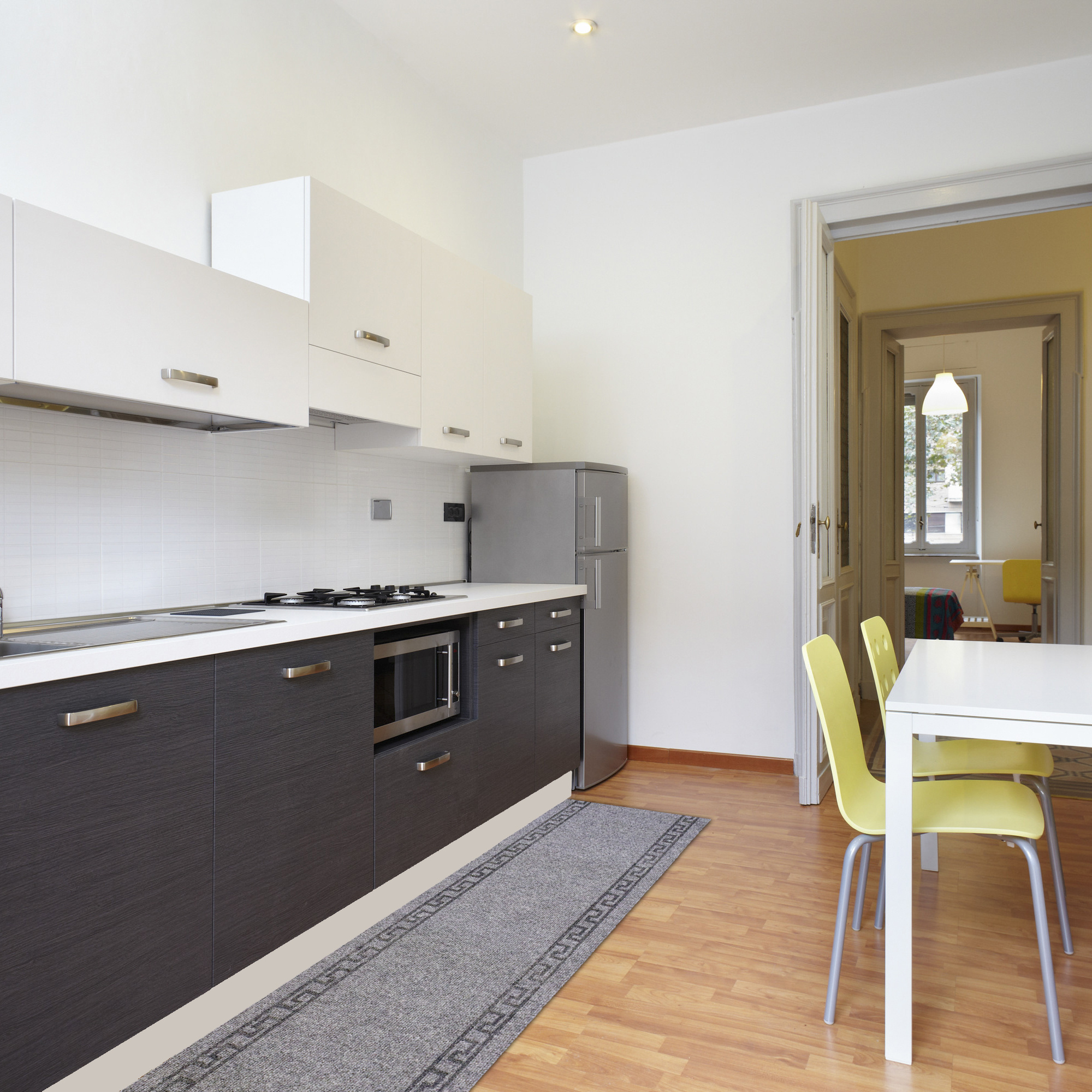 Greece - Naaldvilt Keukenloper - Grijs - 66 cm