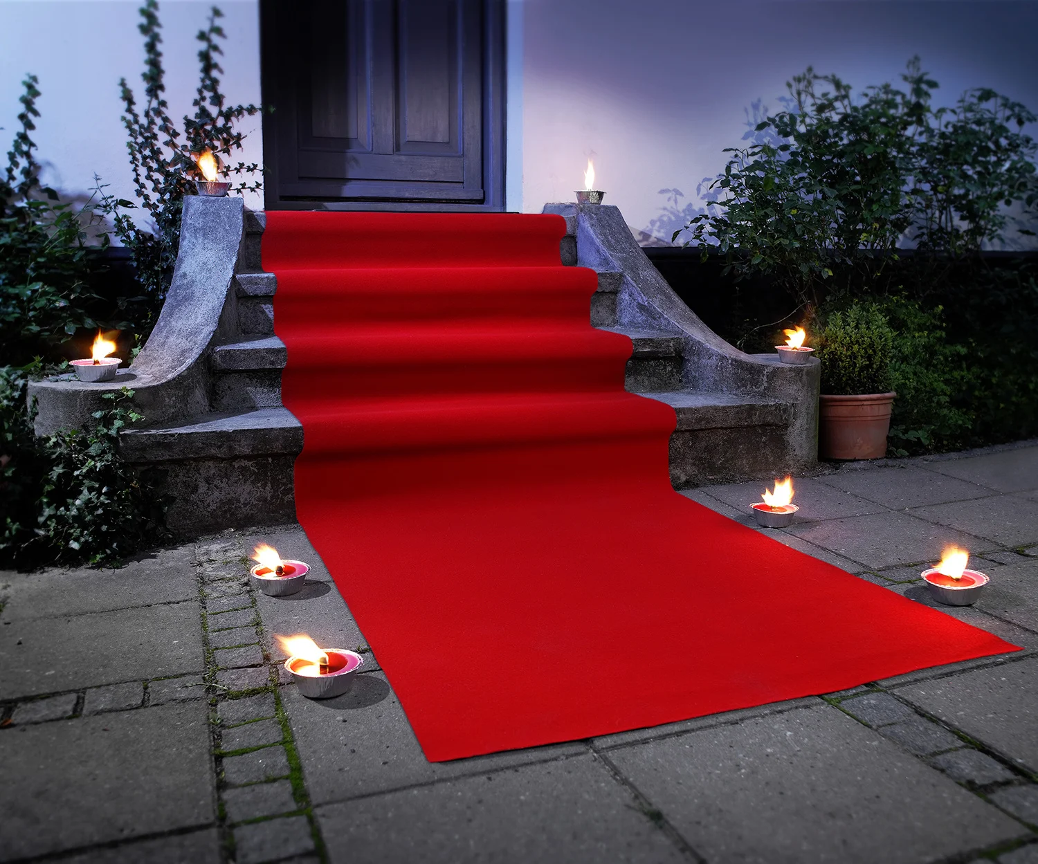 Rode Loper op lengte - 100 cm