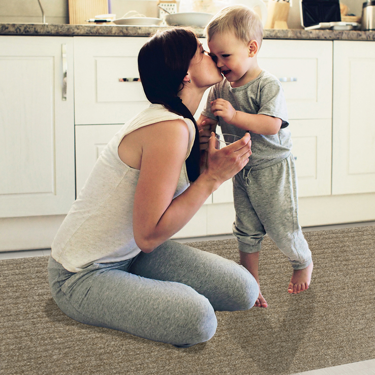 JYG Stripe beige - keukenloper - 66cm