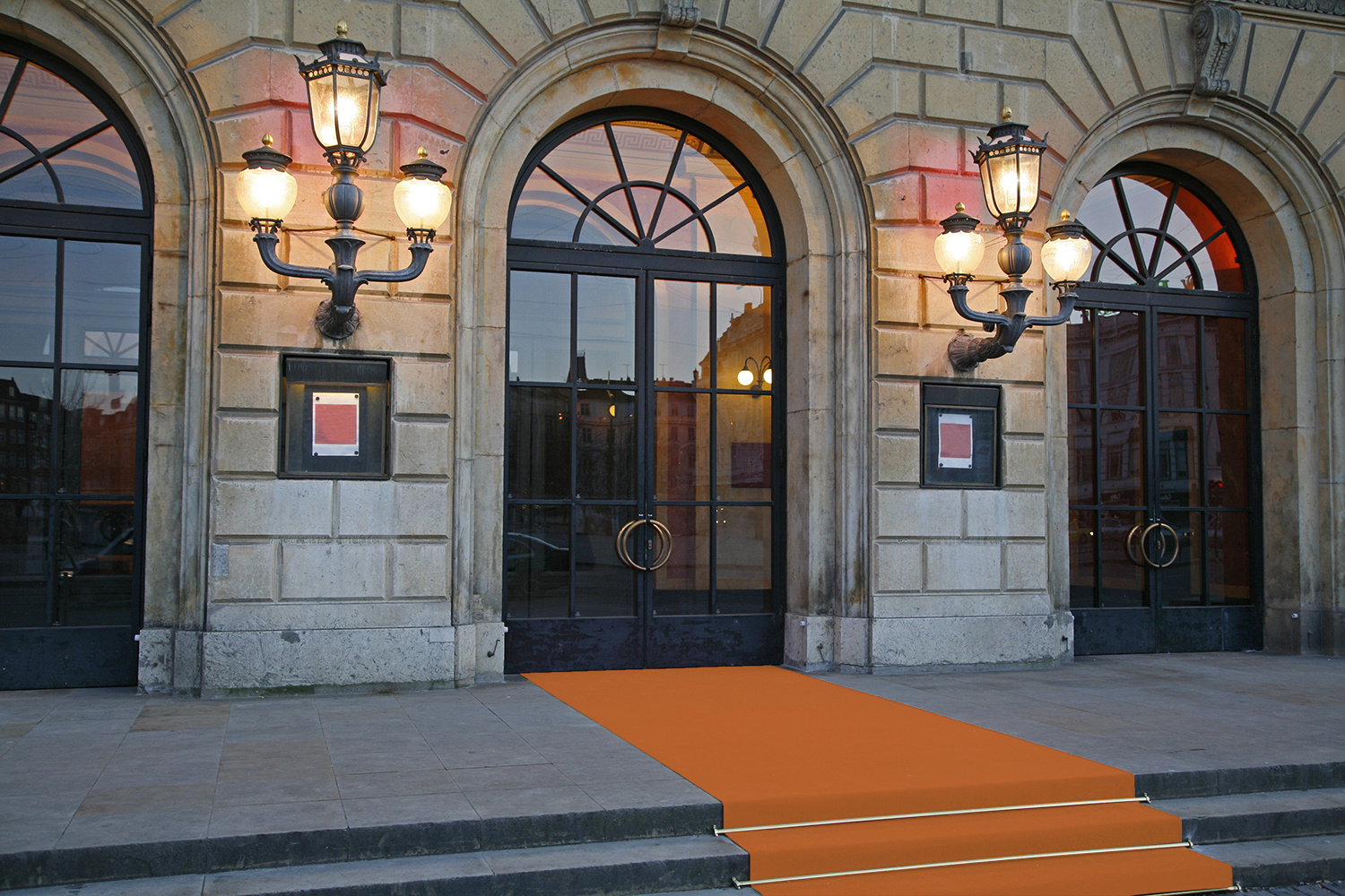 Oranje Loper op lengte - 200cm