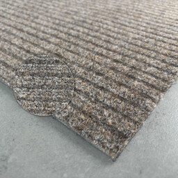 Stripe - Naaldvilt Keukenloper - beige - 100 cm