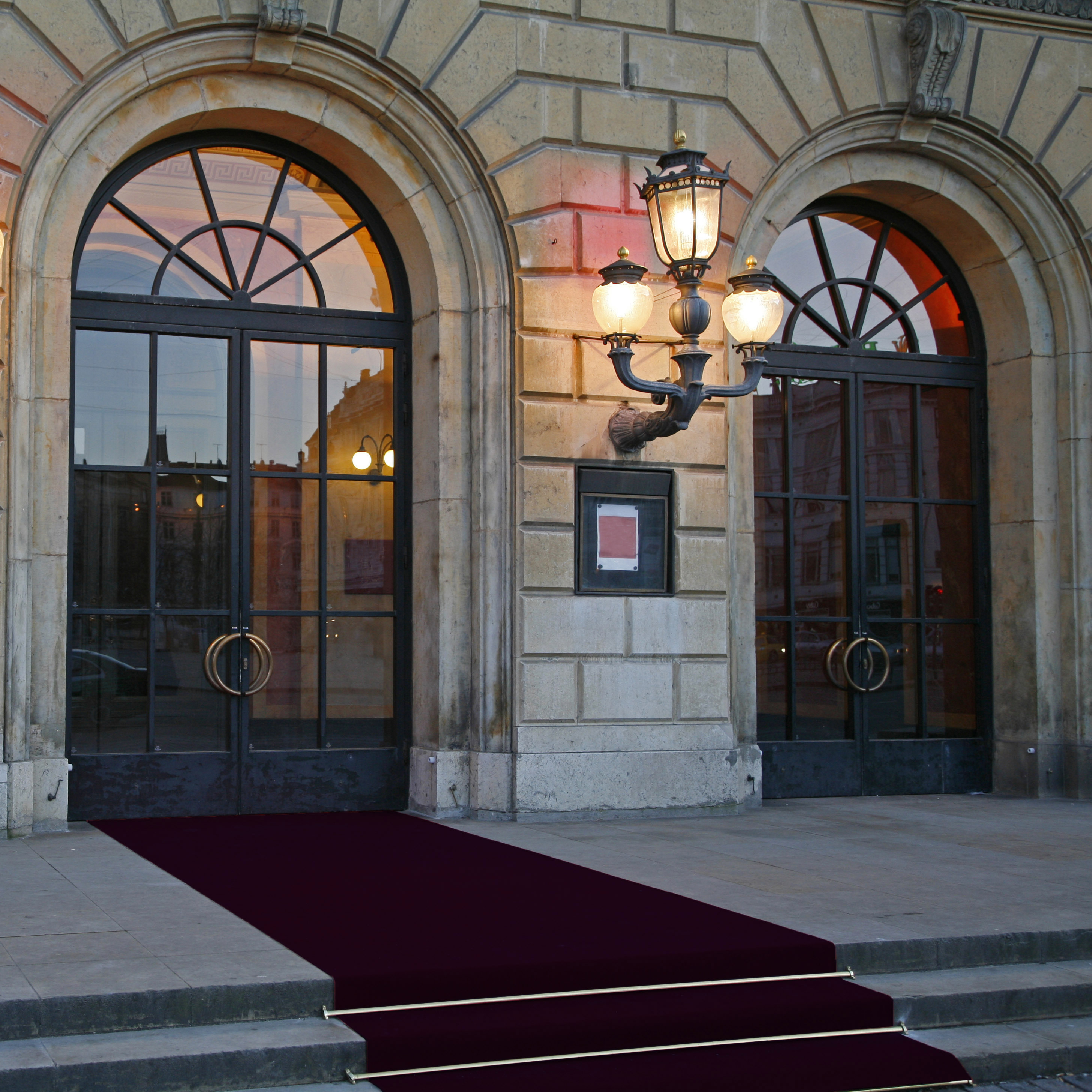 Zwarte tapijtloper op lengte - 100 cm