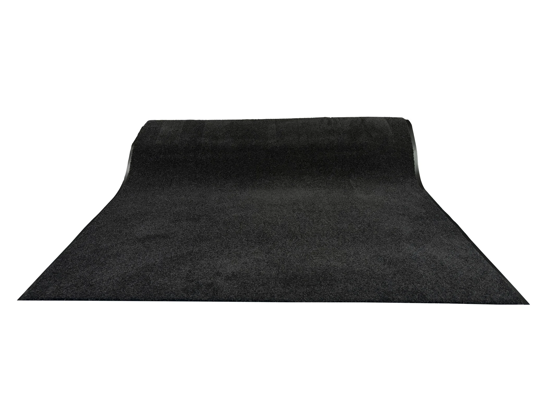 Cleanwash zwart 90cm breed - deurmat 4 zijden afwerking - Droogloop - Schoonloop loper - of Maatwerk