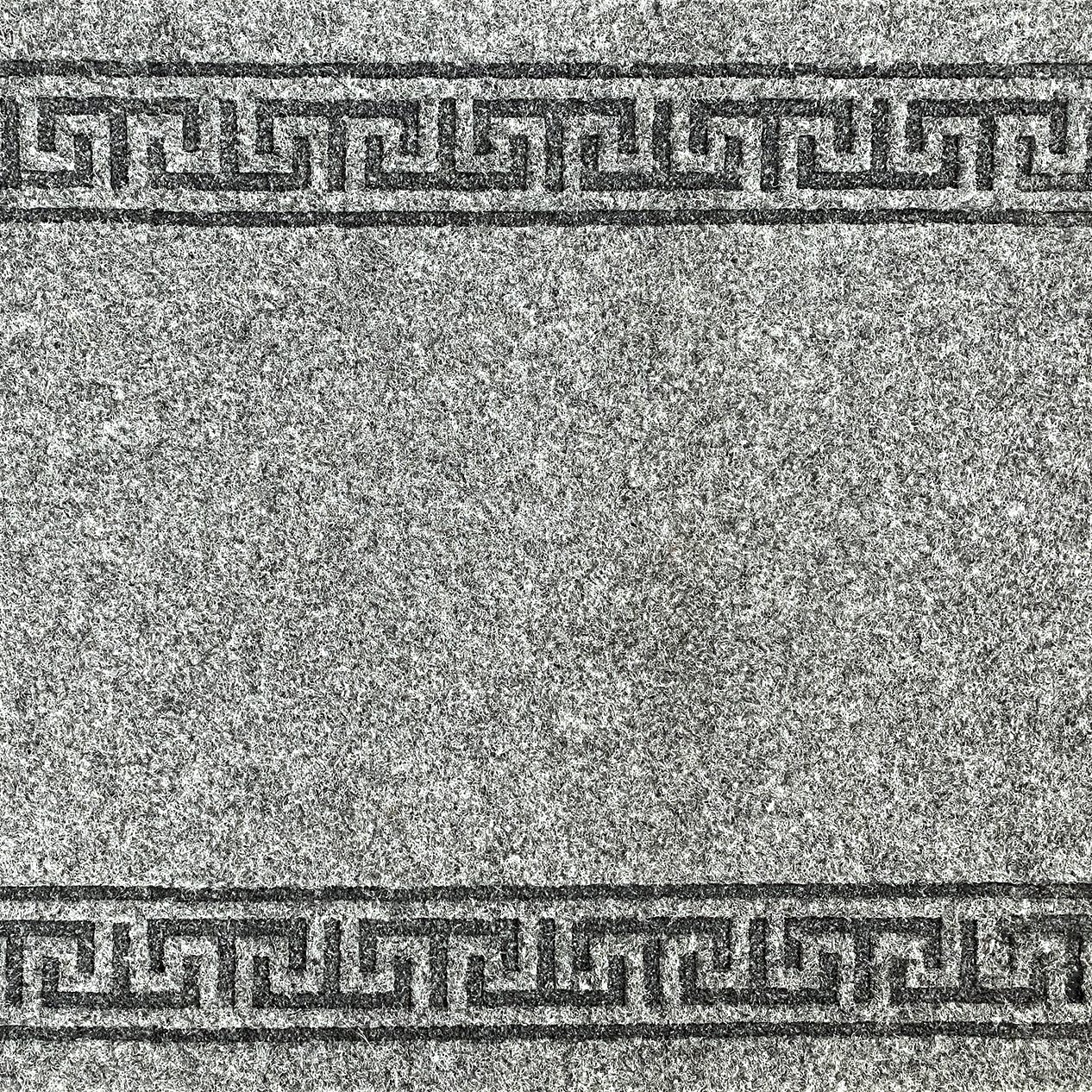 Kreta - Naaldvilt Keukenloper - Grijs - 66 cm