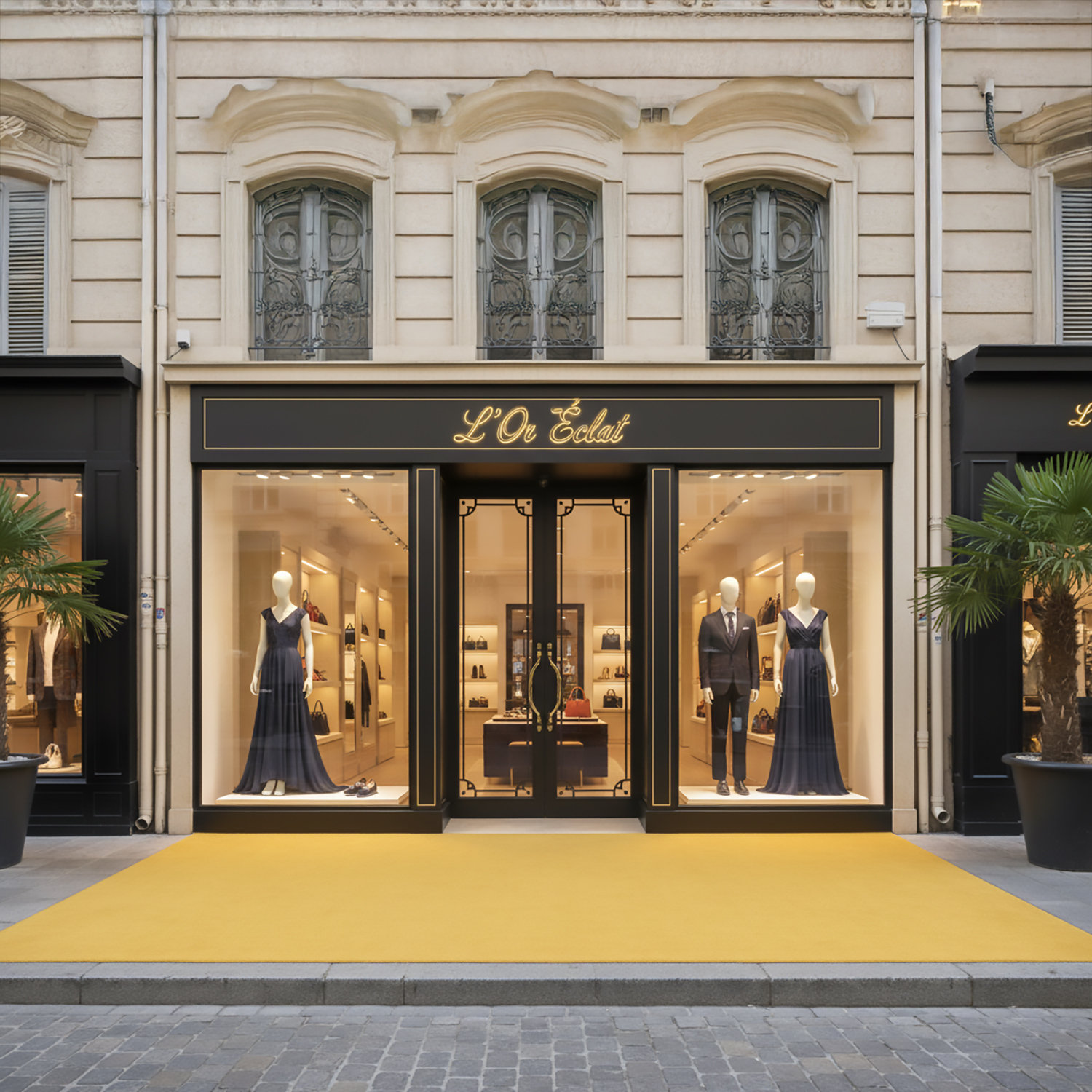 JYG Rode Loper – Gouden Variant | Event Tapijt 1m Breed