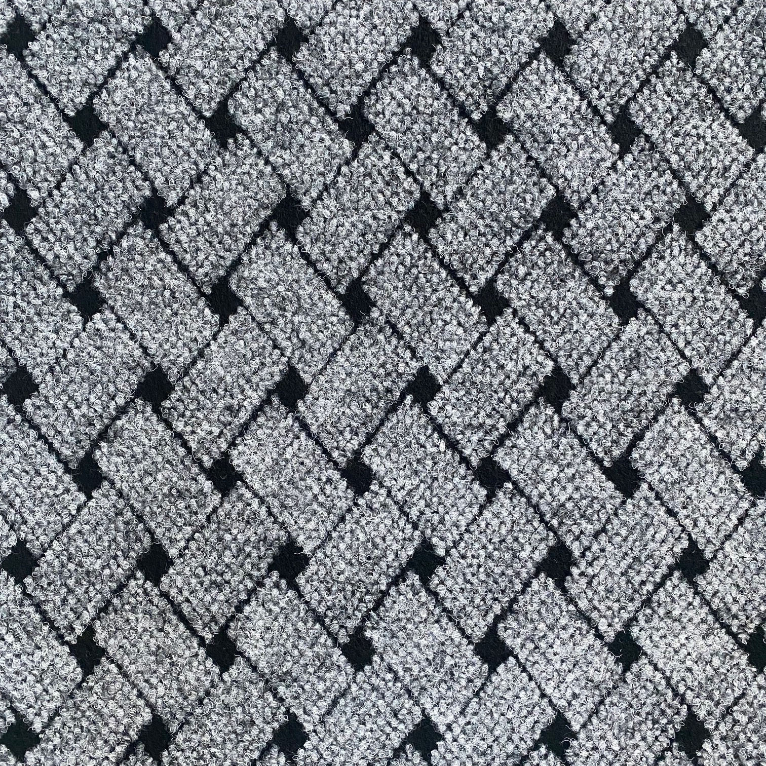 Union - Naaldvilt tapijtloper - Grijs - Breedte 50 cm