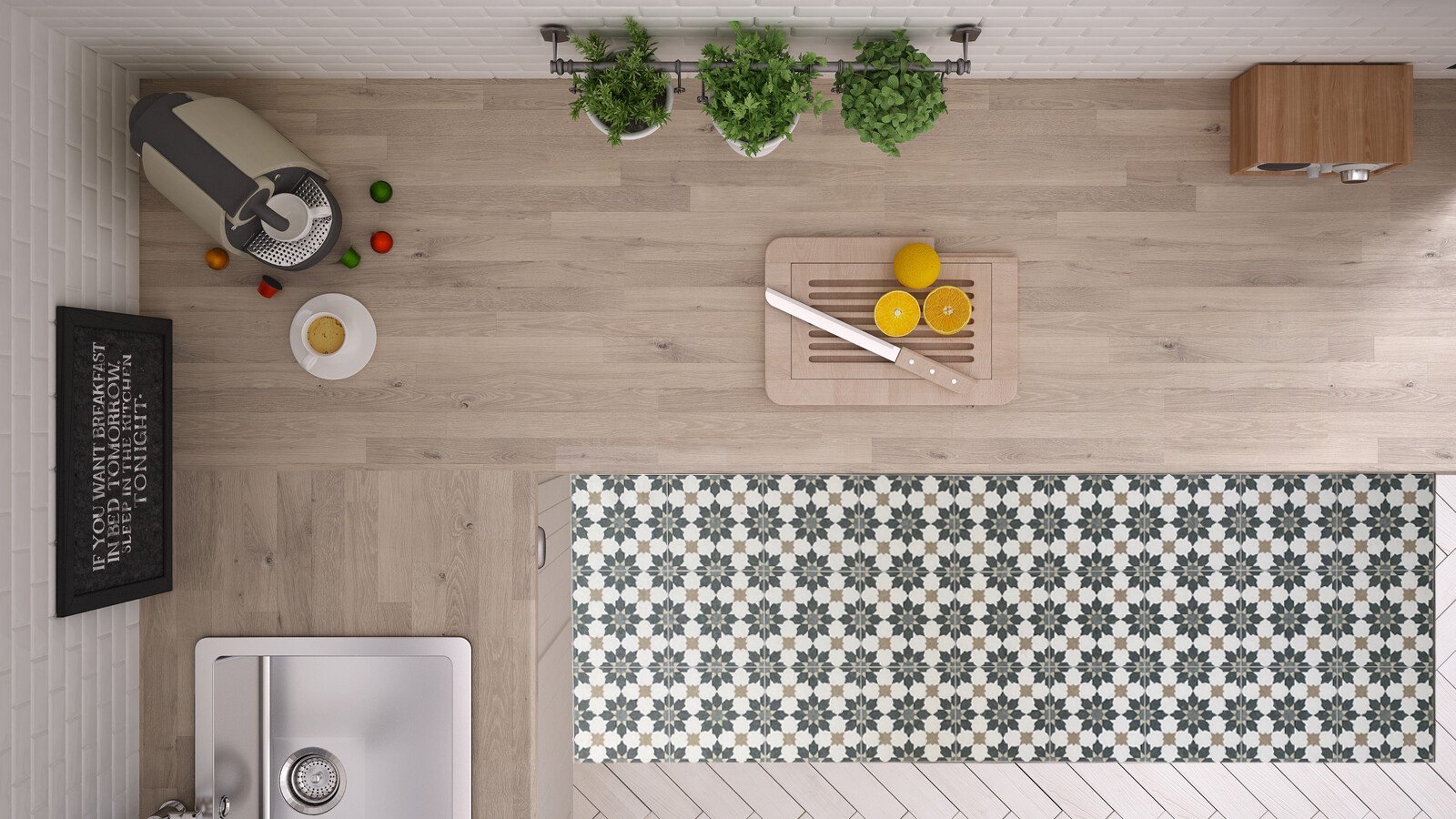 Temse - Vinyl Keukenloper - 60 cm