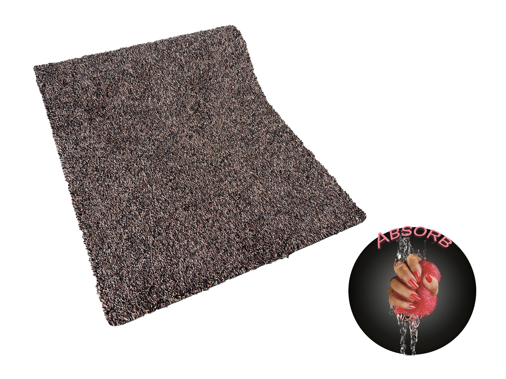 JYG Katcot bruin katoen tapijtloper keukenmat 50cm breed