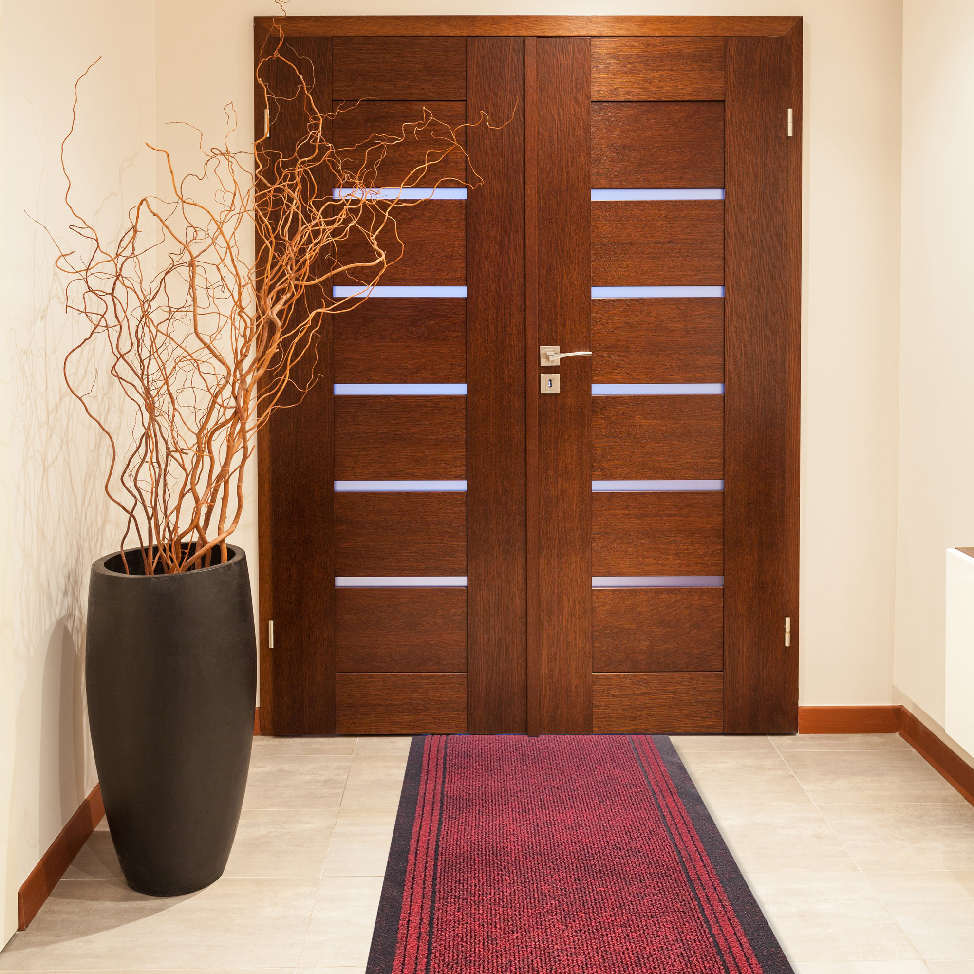 CLUB ROOD - Naaldvilt Keukenloper - 66 cm