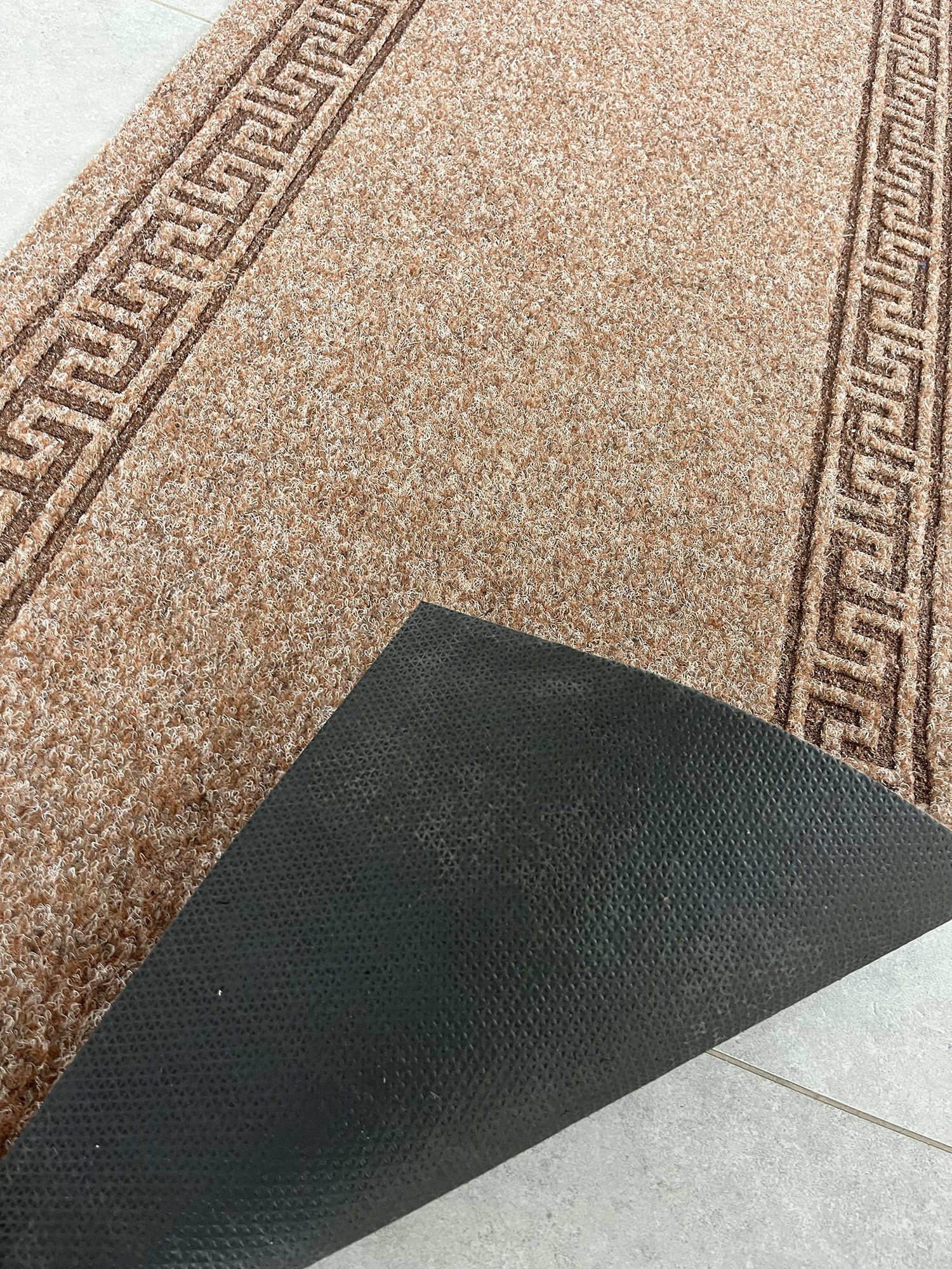 Kreta - Naaldvilt Keukenloper - Beige - 66 cm