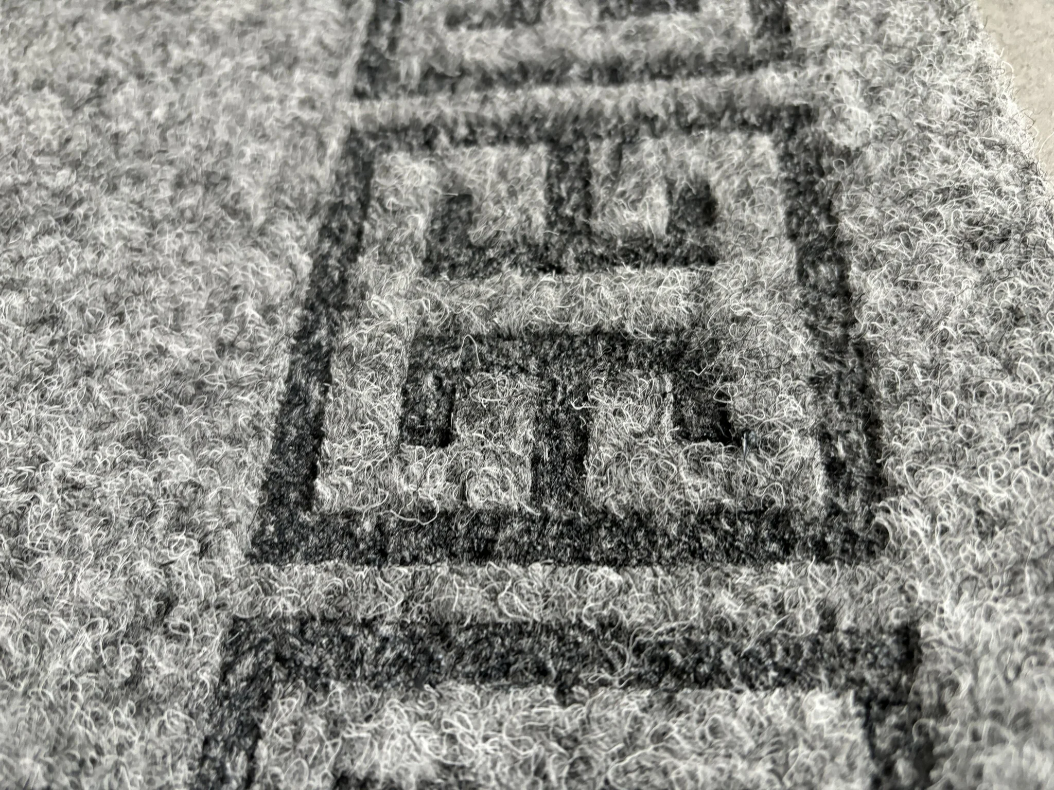 Corsica - Naaldvilt Keukenloper - Grijs - 66 cm