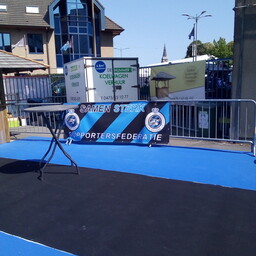 Zwarte tapijtloper op lengte - 100 cm