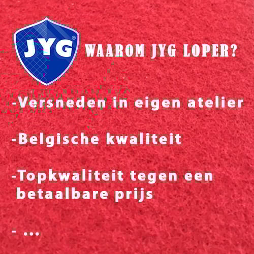 Enter beige - 4 zijden afwerking - deurmat Schoonloop loper - Maatwerk - 90cm