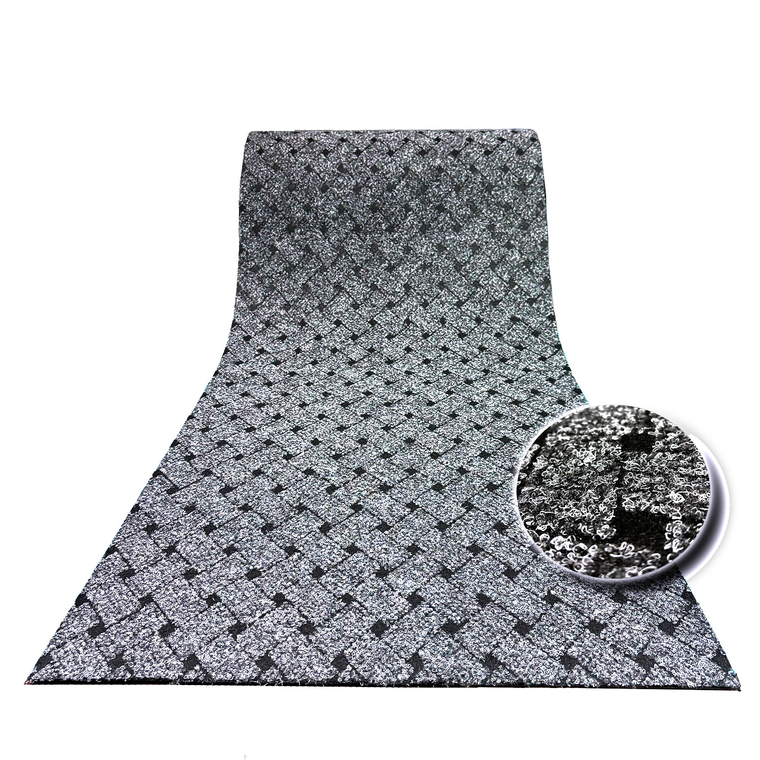 Union - Naaldvilt Keukenloper - Grijs - 66 cm