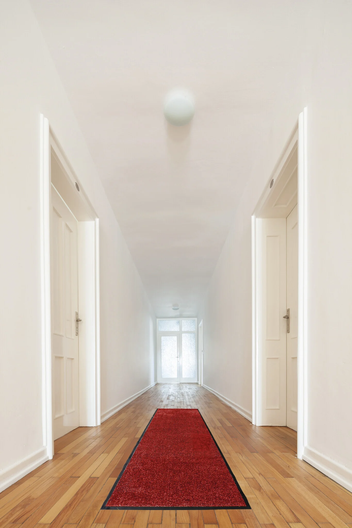 Cleanwash rood 90cm breed - deurmat 4 zijden afwerking - Droogloop - Schoonloop loper - of Maatwerk