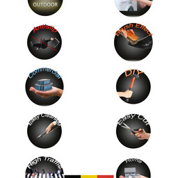 JYG Olympia grijs - 2 lange zijden afwerking - 120cm breed