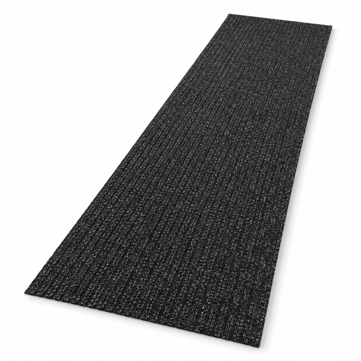 Stripe - Naaldvilt Keukenloper - Antraciet - 100 cm