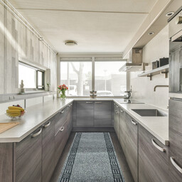 Keukenloper Monaco Grijs breedte 66cm