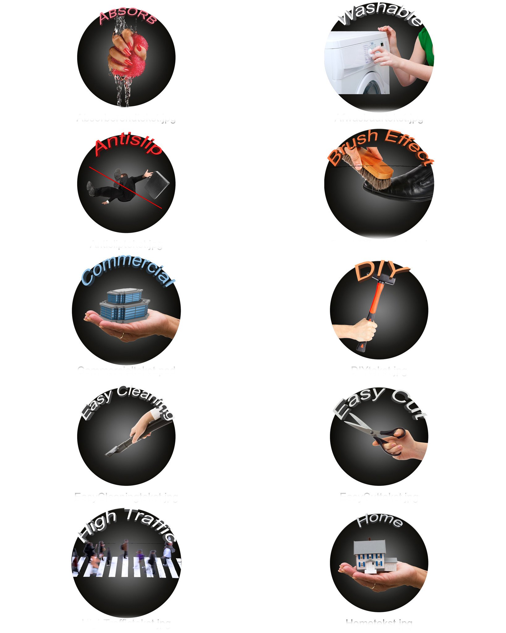 Enter beige - 4 zijden afwerking - deurmat Schoonloop loper - Maatwerk - 90cm