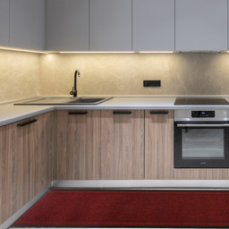 CLUB ROOD - Naaldvilt Keukenloper - 66 cm