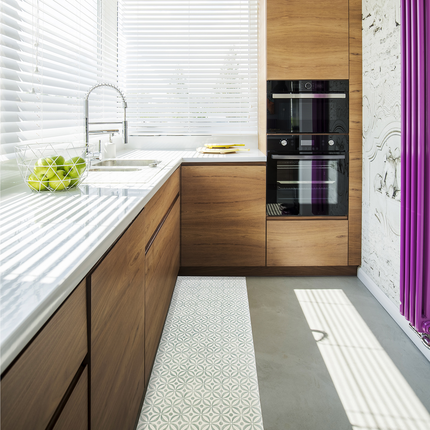 JYG Vinyl Keukenloper Belfast - 80cm breed - Antislip & Onderhoudsvriendelijk