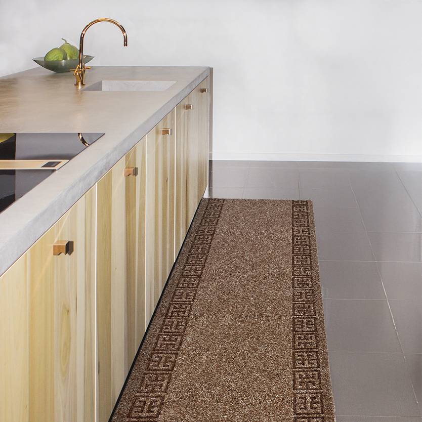 JYG Corsica beige - Antislip Naaldvilt Loper – 66 cm breed