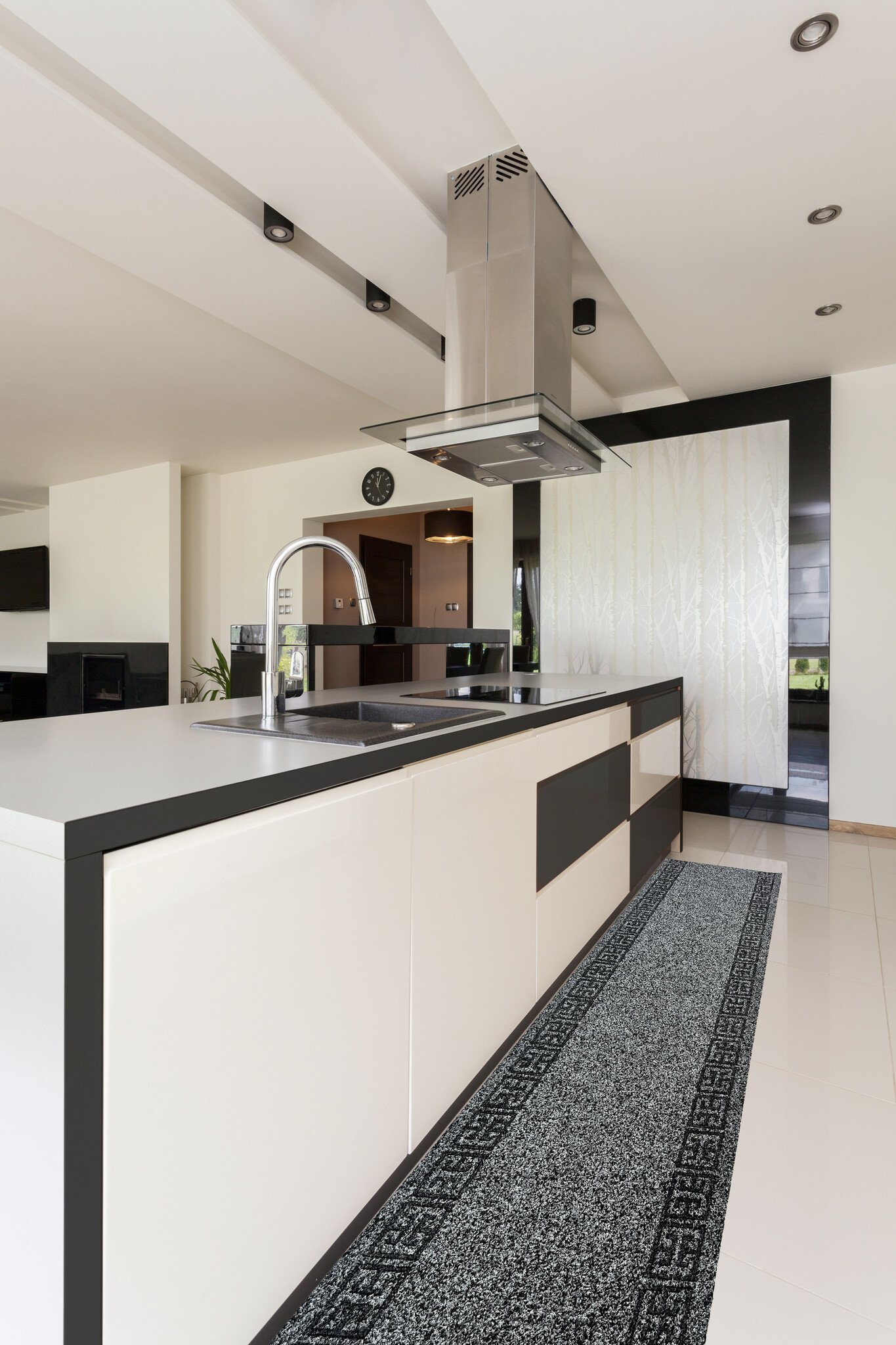 Greece - Naaldvilt Keuken - traploper - Antraciet - 66 cm