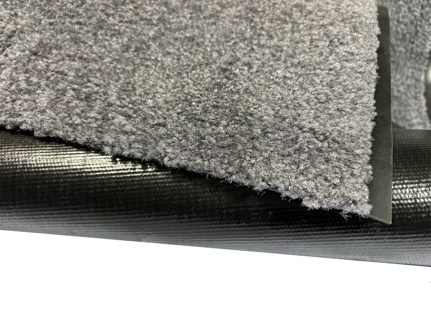 JYG Deurmat -loper Cleanwash grijs - 120cm breed - rand 2 zijden
