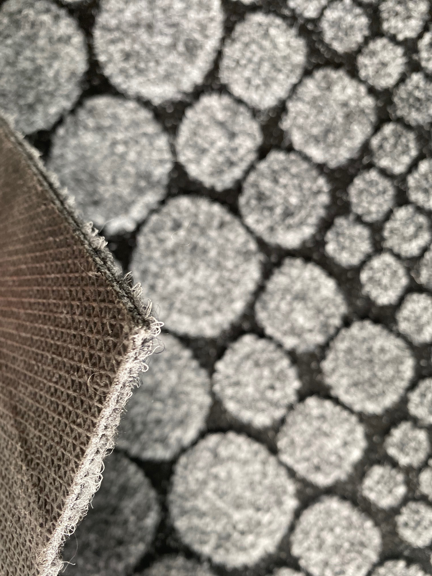 Stones - Naaldvilt Keukenloper - Grijs - 66 cm