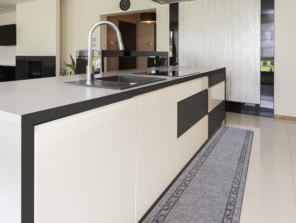 Greece - Naaldvilt Keukenloper - Grijs - 66 cm