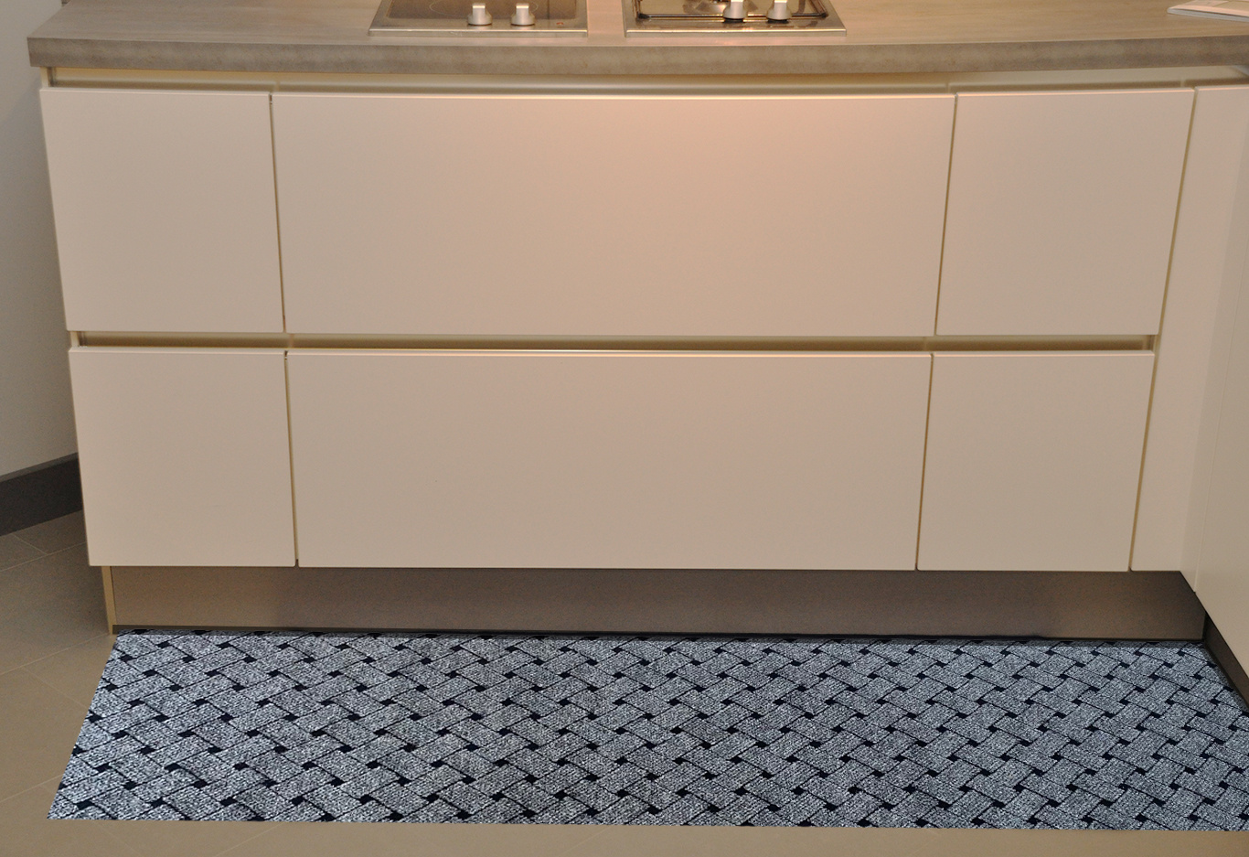 Union - Naaldvilt tapijtloper - Grijs - Breedte 50 cm