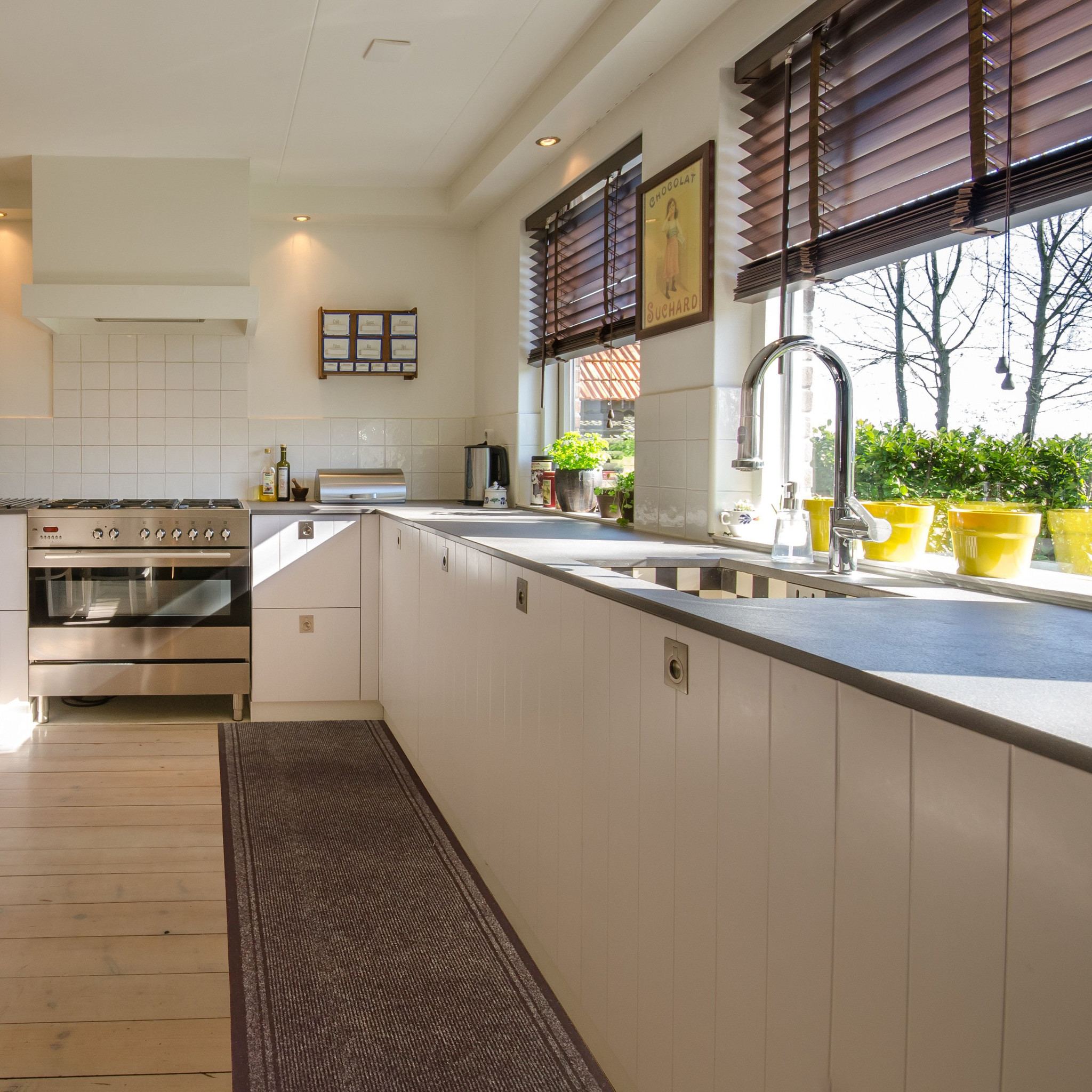 CLUB BRUIN - Naaldvilt Keukenloper - 66 cm