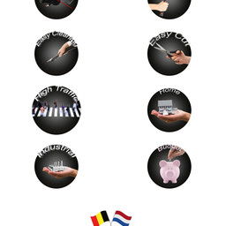 Dublin - Vinyl Keukenloper - 60 cm