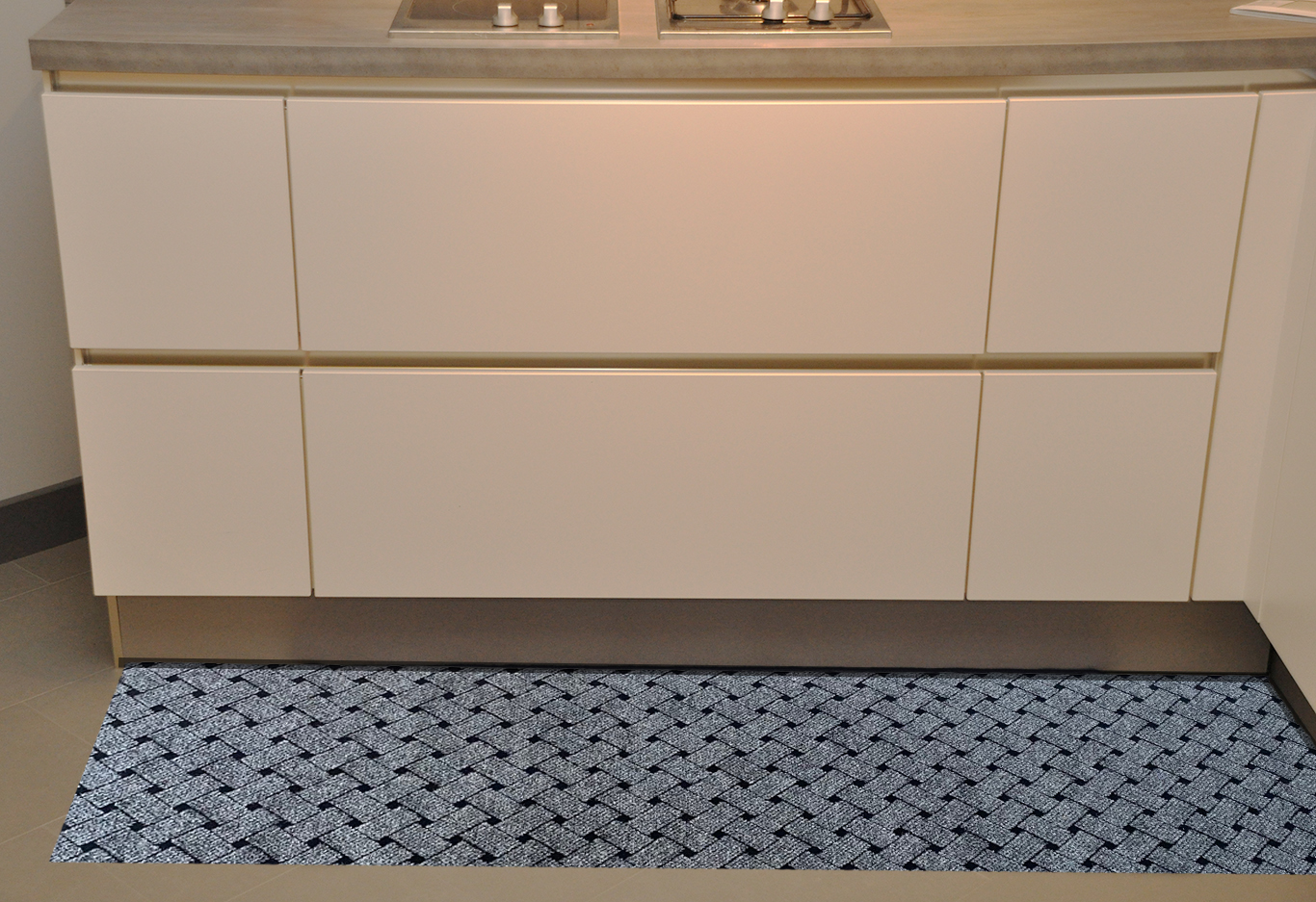 Union - Naaldvilt Keukenloper - Grijs - 66 cm