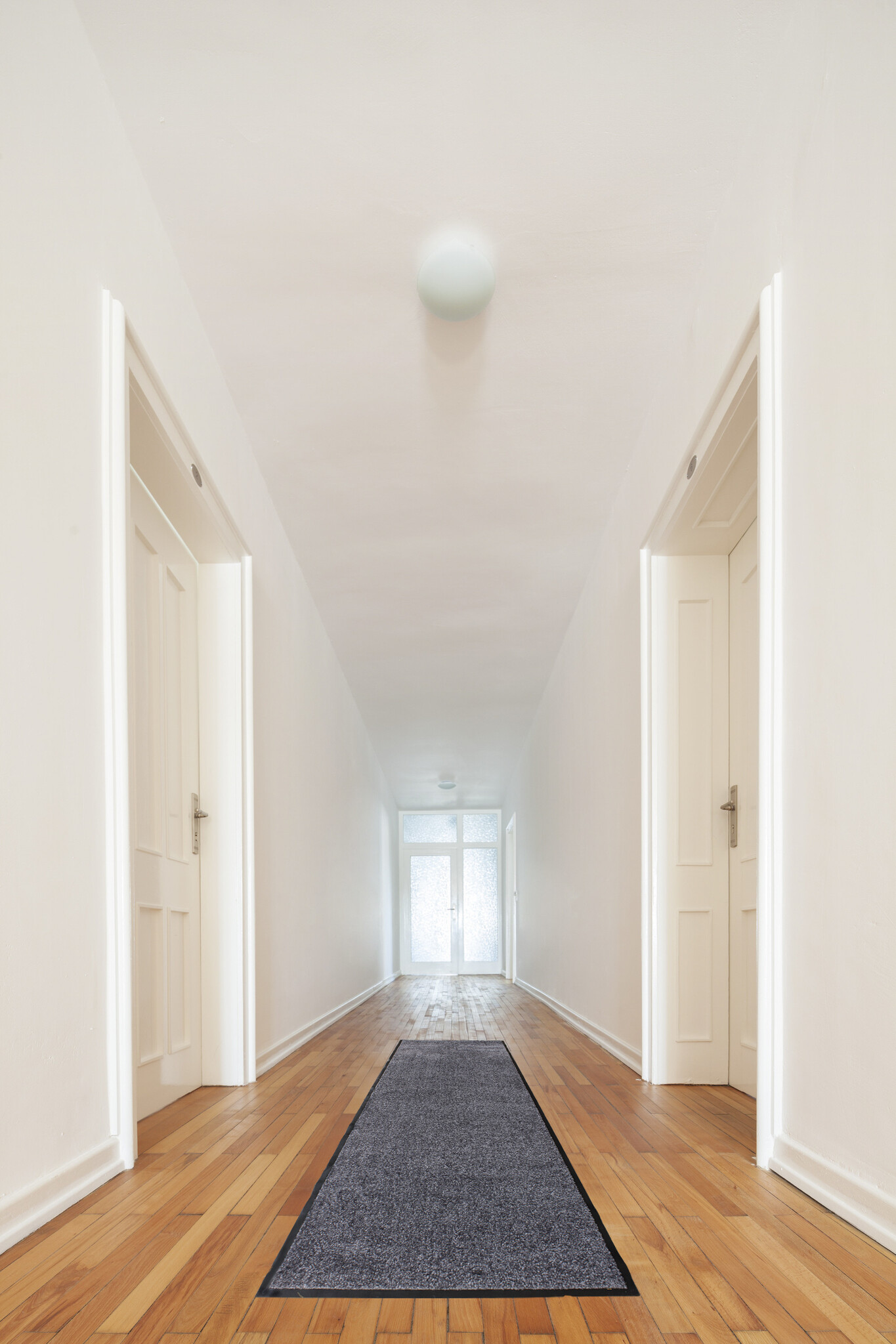 JYG Droogloopmat XXL CLEANWASH 90cm breed - grijs met 4 zijden stootrand