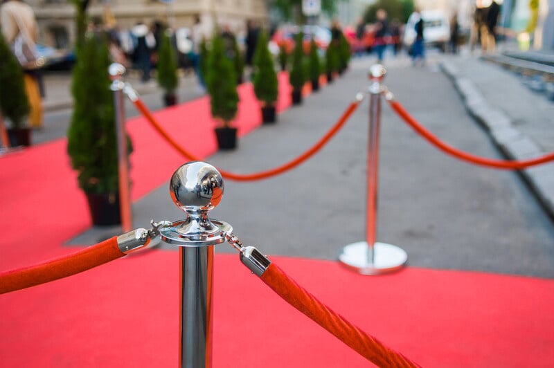 Rode Loper op lengte - 200 cm