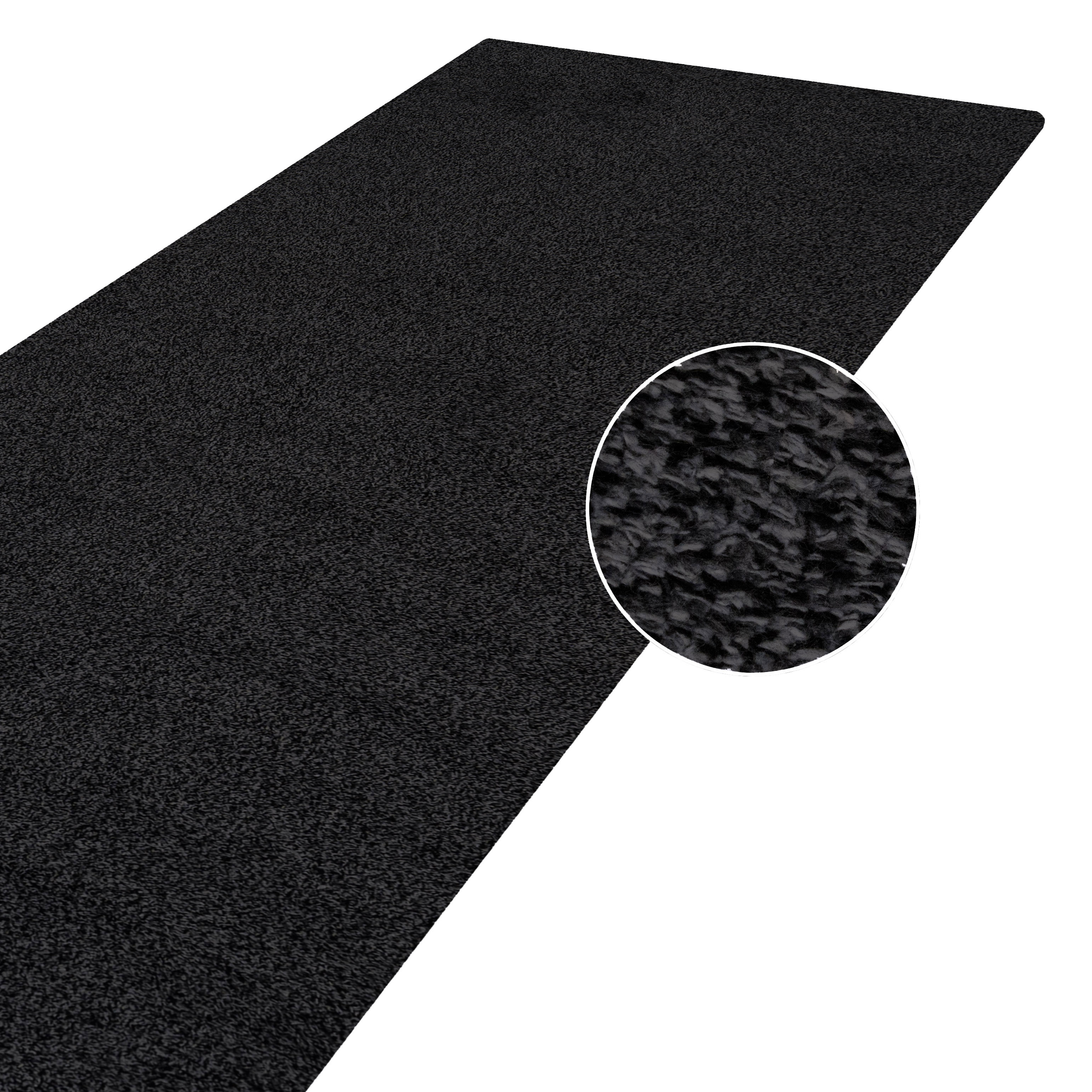 Wasbare Deurmat & Tapijtloper KATCOT ANTRACIET Antislip | 80cm Breed