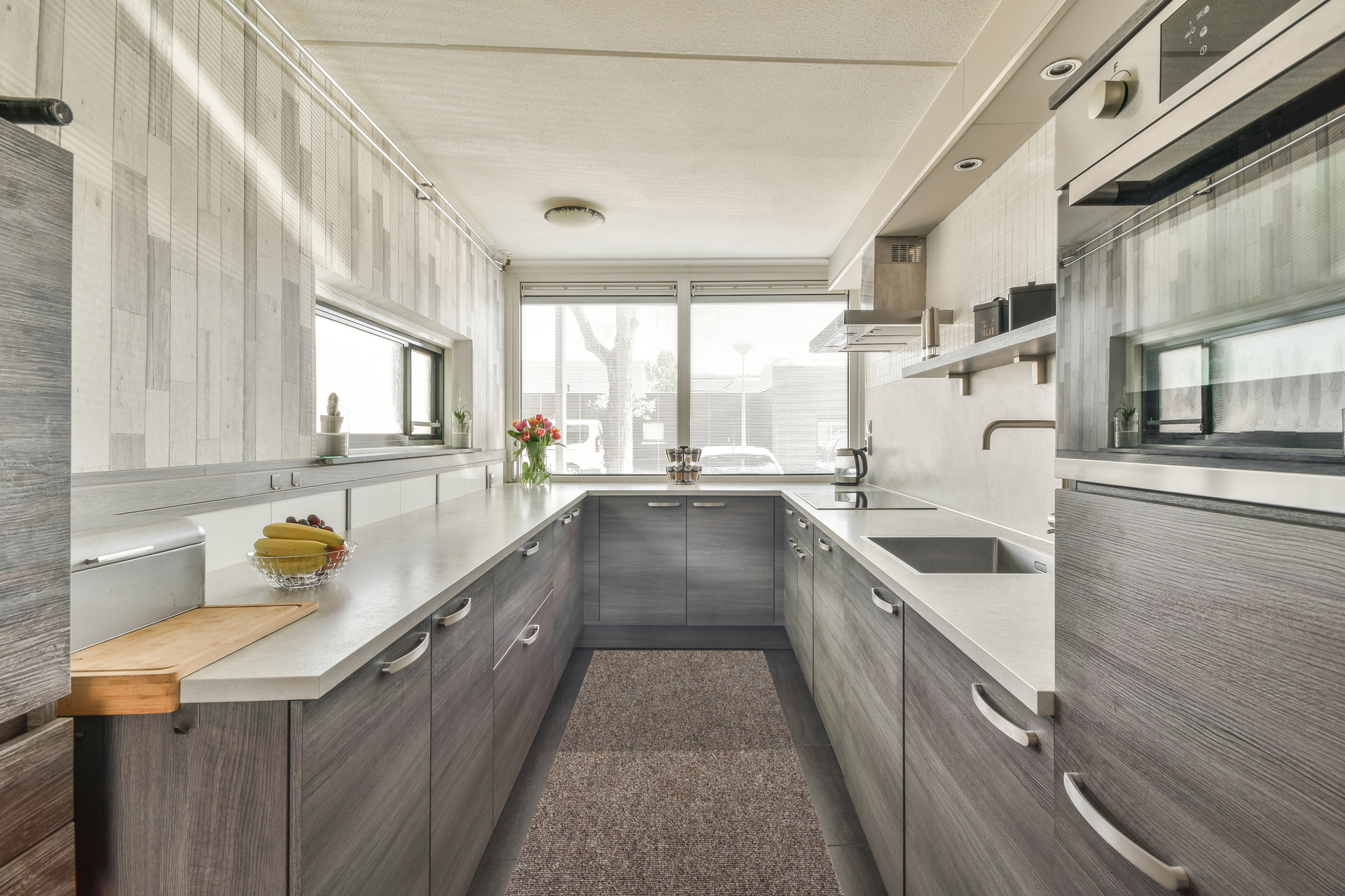 JYG Keukenloper STAR beige Naaldvilt 50 cm breed