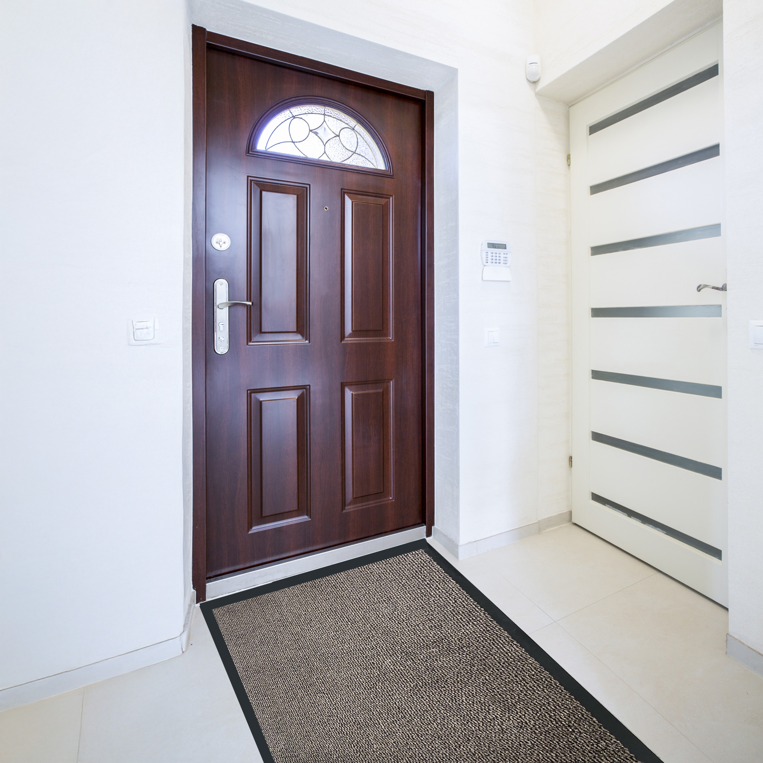 JYG Deurmat -loper Enter beige - 90cm breed - rand 4 zijden