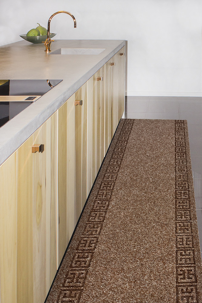 Corsica - Naaldvilt Keukenloper - Beige - 66 cm