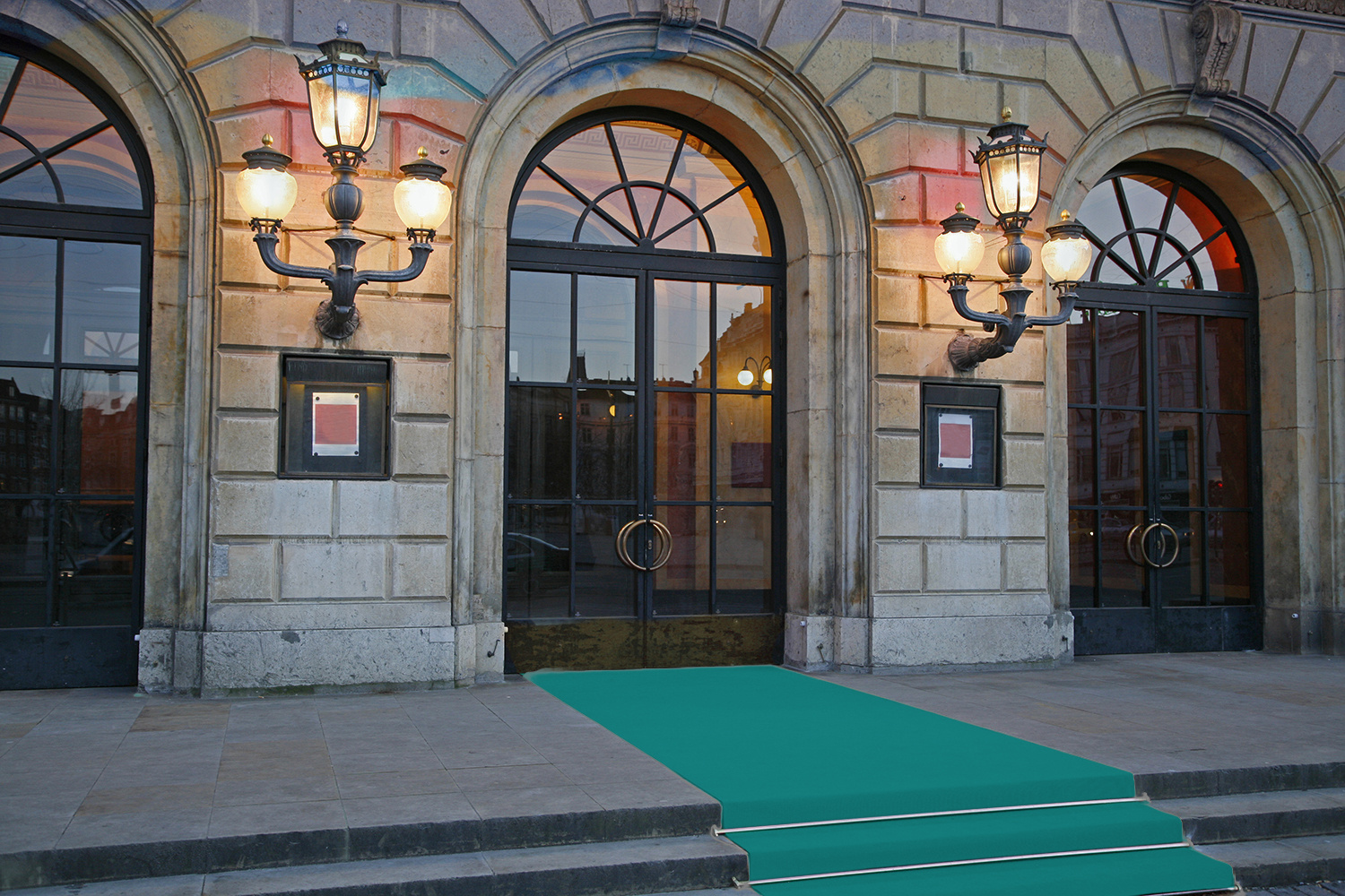 Hemelsblauwe Loper op lengte - 200cm