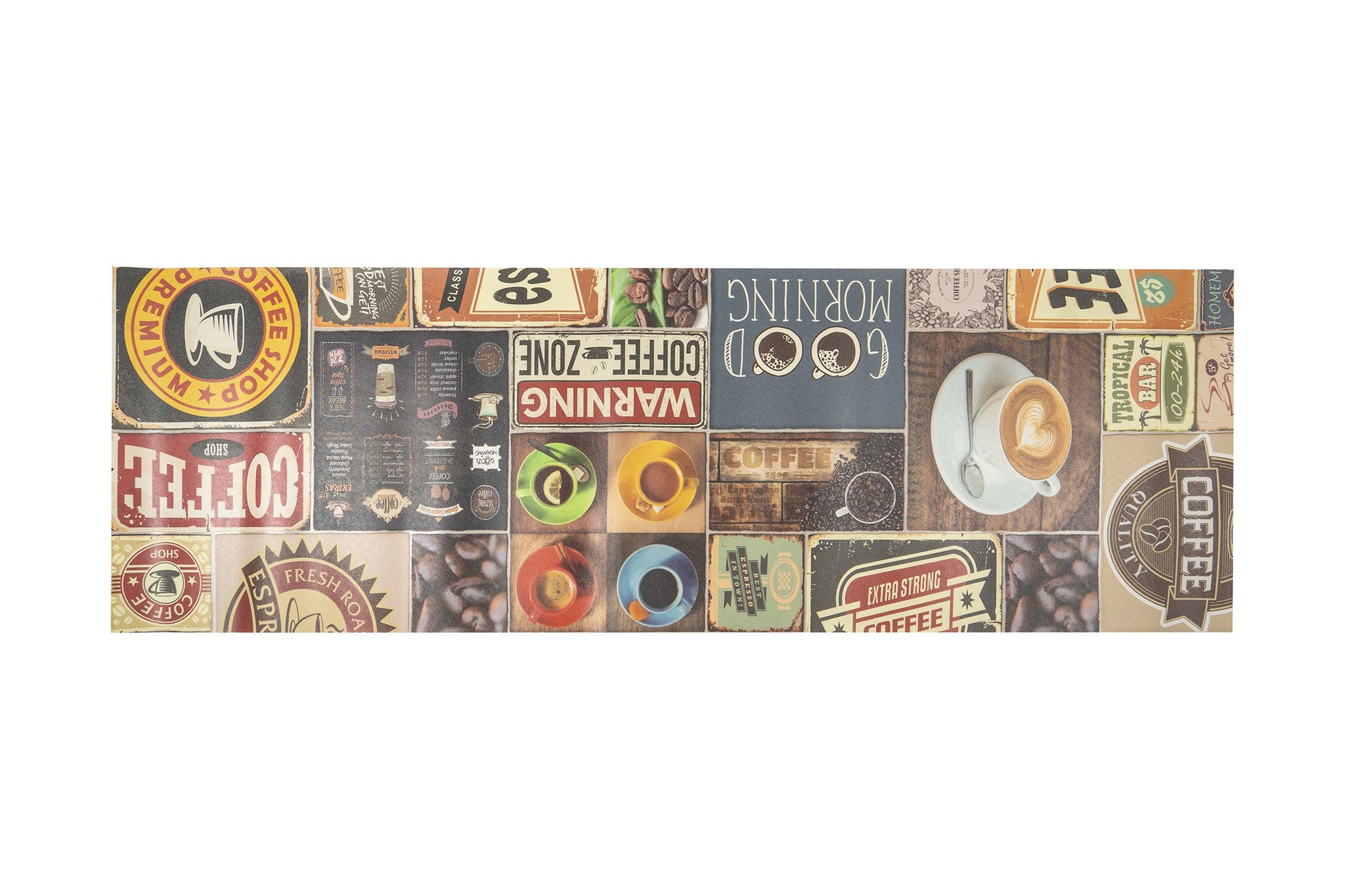 COFFEE - Vinyl Keukenloper - 66 cm