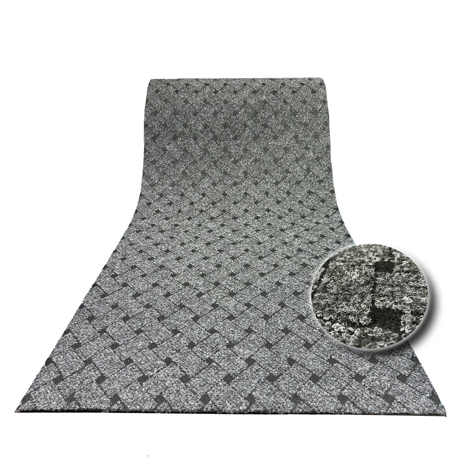 JYG Union antraciet zwart tapijtloper 100 breed