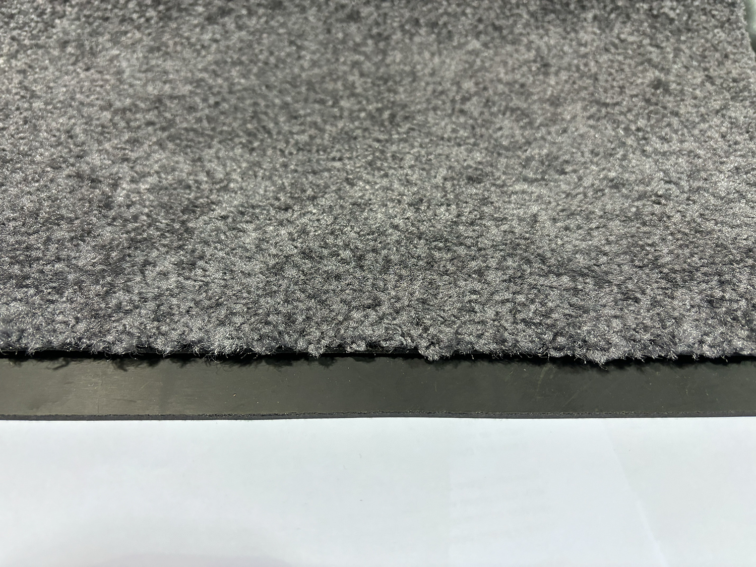 JYG Cleanwash grijs - deurmat 4 zijdenafwerking - breedte 120cm