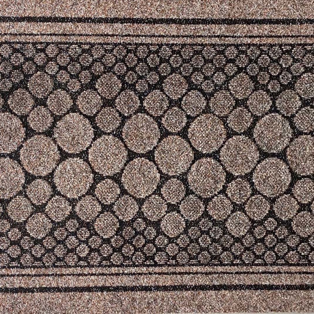 JYG Stone bruin - Antislip Naaldvilt Loper – 66 cm breed